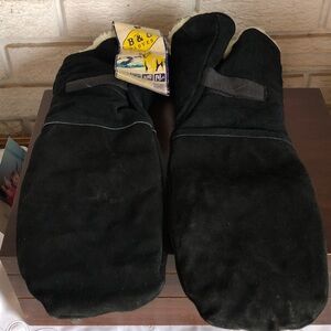 Vintage genuine leather gauntlets XL 16” long